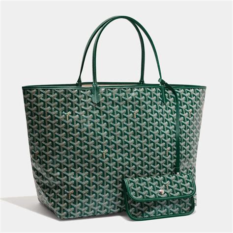 goyard green gm|goyard st louis tote price.